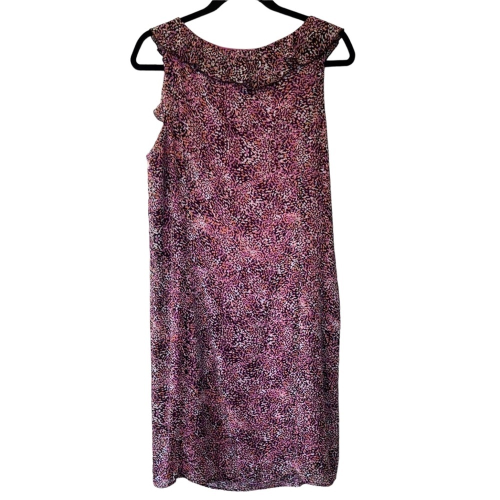 SHELBY & PALMER ~ Ruffle Front Confetti Print Dress ~ Size 8 - Picture 5 of 5